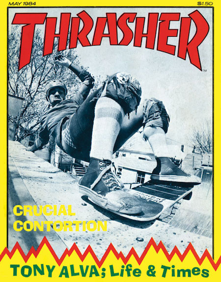 Thrasher magazine cover, May 1984