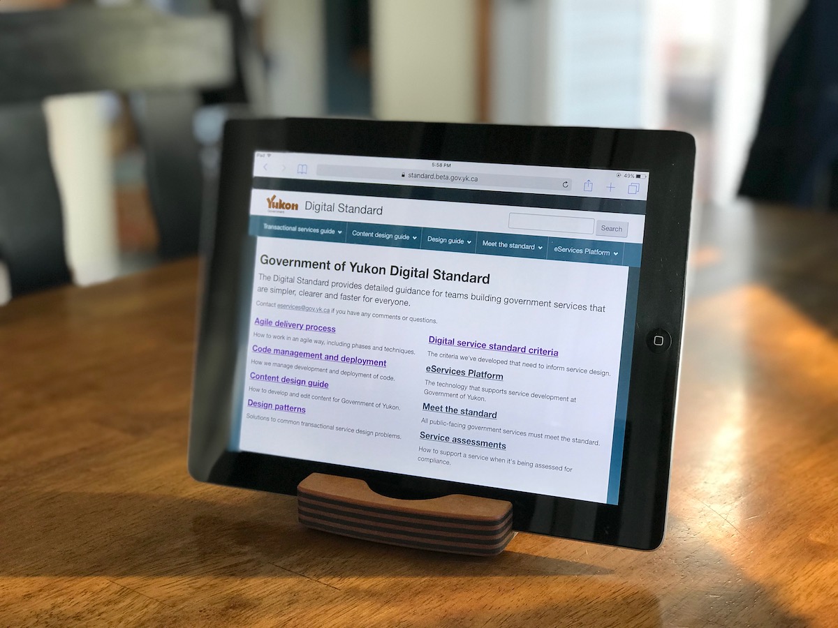 Government of Yukon Digital Standard
