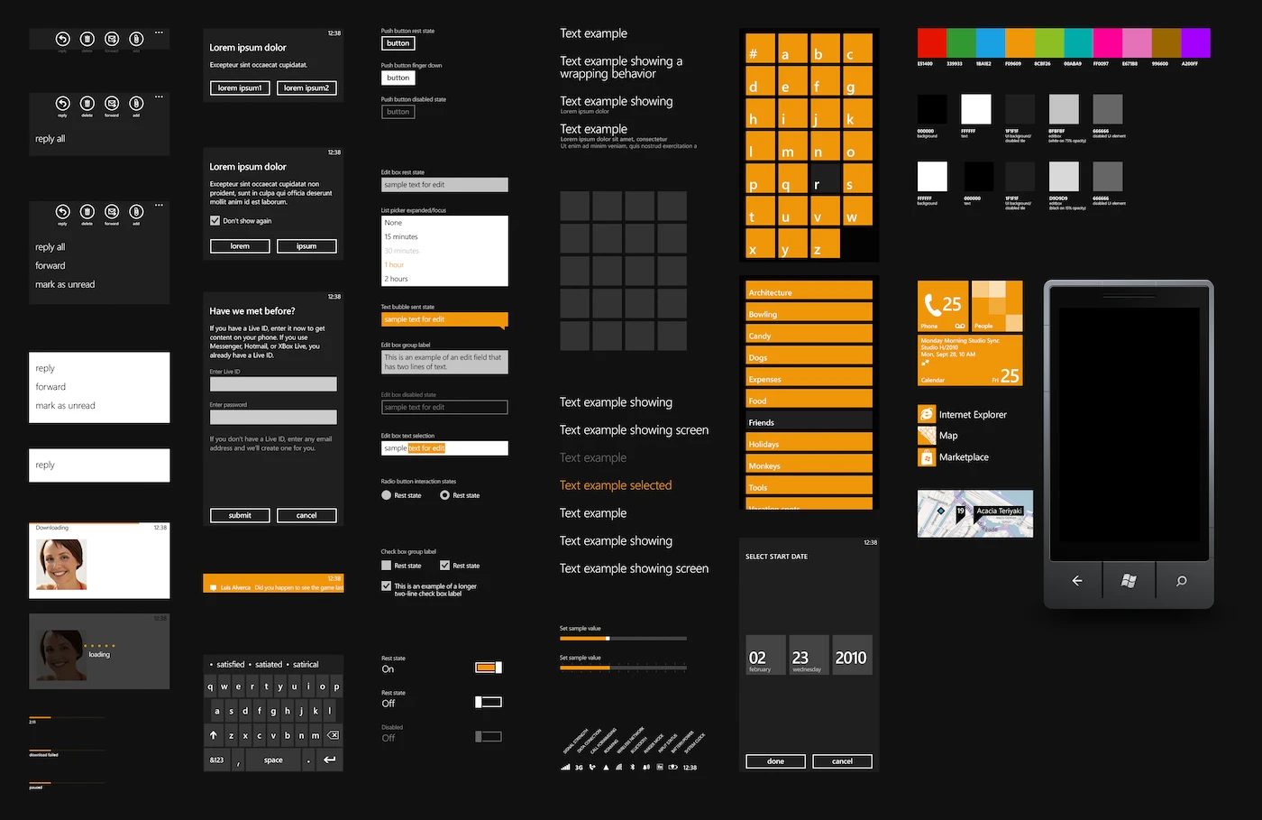 Windows phone gui