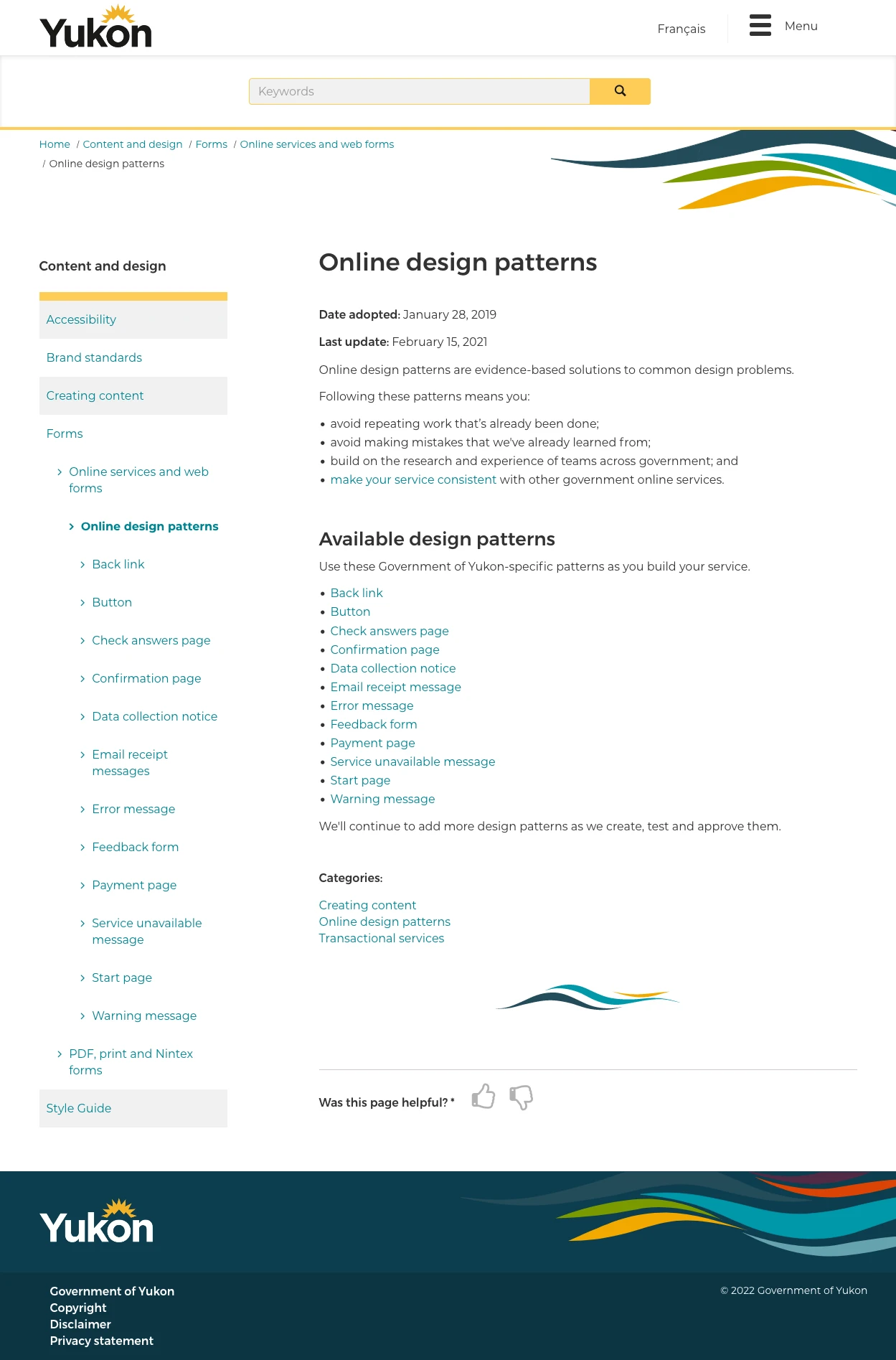 Dsdg patterns
